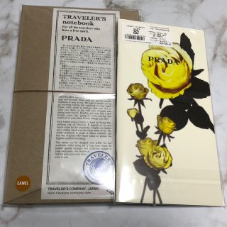 プラダ(PRADA)のトラベラーズノート PRADA キャメル リフィルセット(ノート/メモ帳/ふせん)