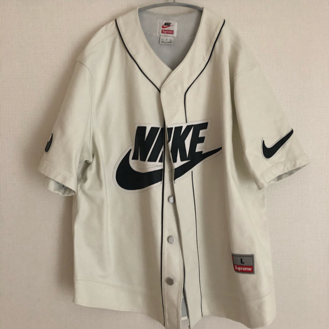 Supreme®/Nike® Leather Baseball Jersey