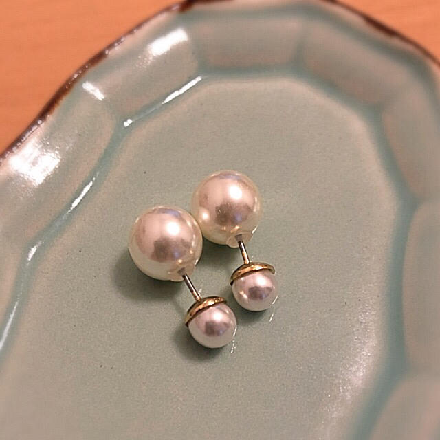 Ungrid(アングリッド)の大人気♡バックキャッチパールピアス レディースのアクセサリー(ピアス)の商品写真