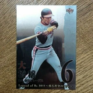 阪急ブレーブス限定150枚ホロ箔パラレル #6大橋選手 甦る黄金の70's(シングルカード)