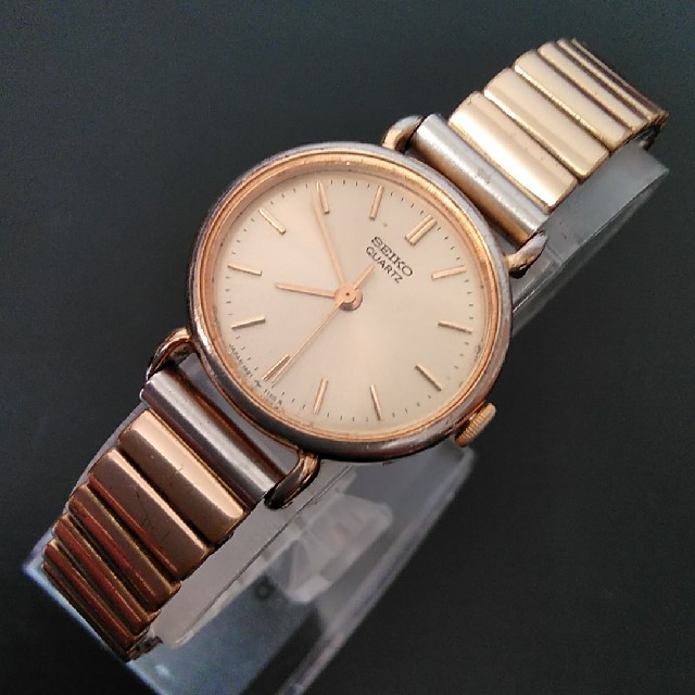 SEIKO(セイコー)のセイコー 腕時計 レディース ゴールド色 電池交換 動作品 (340) レディースのファッション小物(腕時計)の商品写真