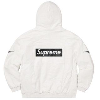 白XL Supreme Nike Leather Anorak