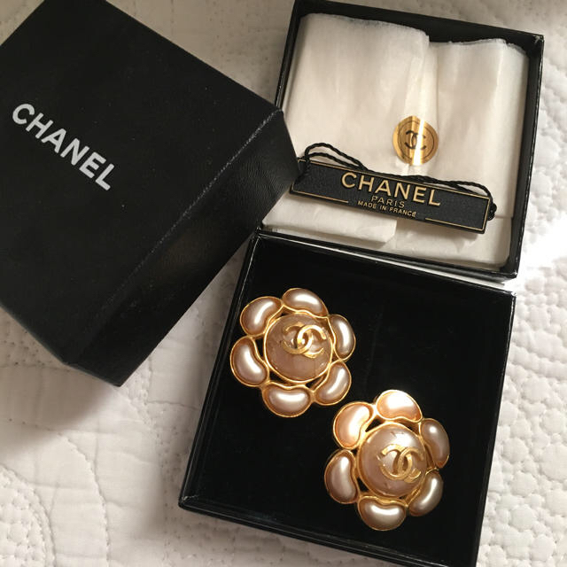 ♡CHANEL　シャネル　イヤリング　パール　ヴィンテージ　訳あり♡