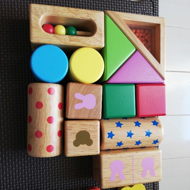mikihouse(ミキハウス)のミキハウス 積み木 キッズ/ベビー/マタニティのおもちゃ(積み木/ブロック)の商品写真