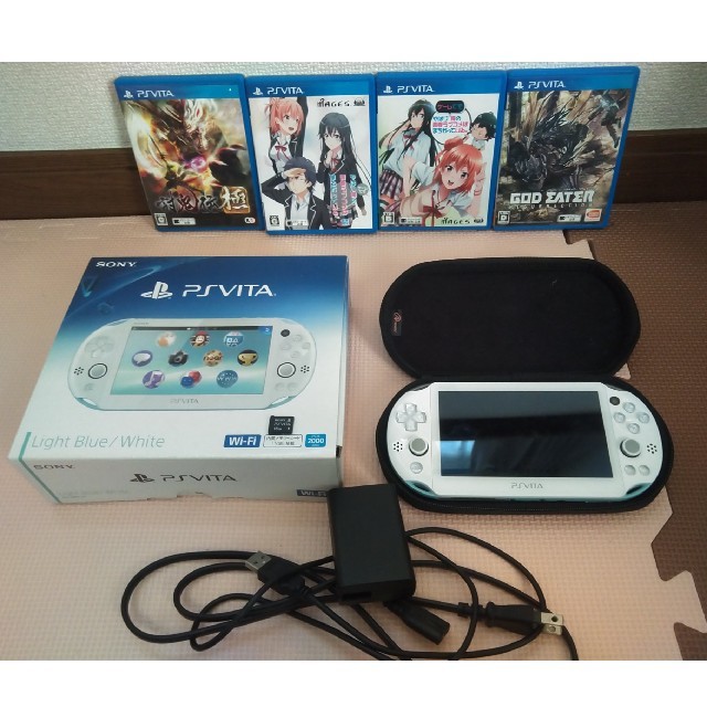 ゲームソフト/ゲーム機本体psvita 16gbメモリーカード付き