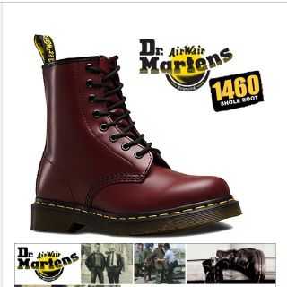 Dr.Martens ８ホールブーツ・チェリーレッド(ブーツ)