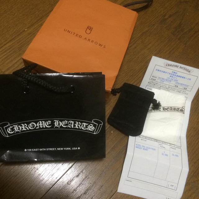 Chrome Hearts(クロムハーツ)のクロムダガーハート♥︎付属品証明書あり レディースのアクセサリー(ネックレス)の商品写真