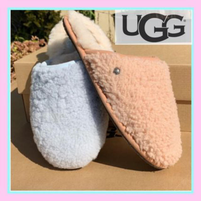 UGG(アグ)のアグ ルームシューズ ブルー 新品   インテリア/住まい/日用品のインテリア小物(スリッパ/ルームシューズ)の商品写真