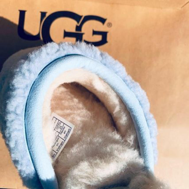 UGG(アグ)のアグ ルームシューズ ブルー 新品   インテリア/住まい/日用品のインテリア小物(スリッパ/ルームシューズ)の商品写真