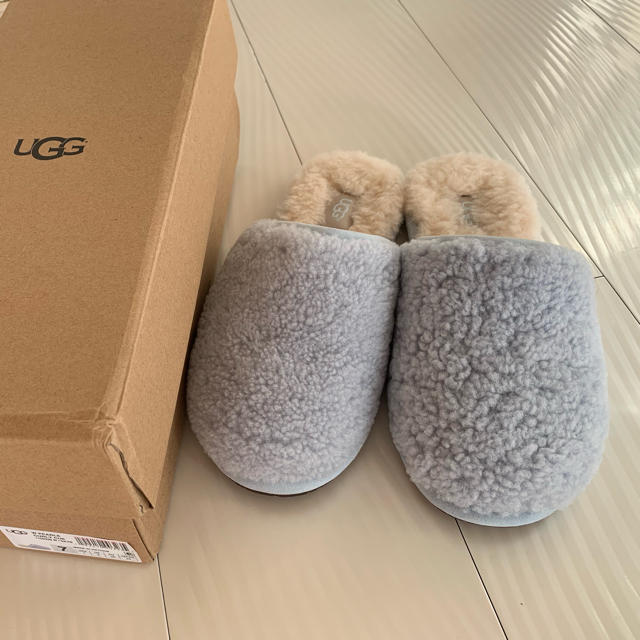 UGG(アグ)のアグ ルームシューズ ブルー 新品   インテリア/住まい/日用品のインテリア小物(スリッパ/ルームシューズ)の商品写真