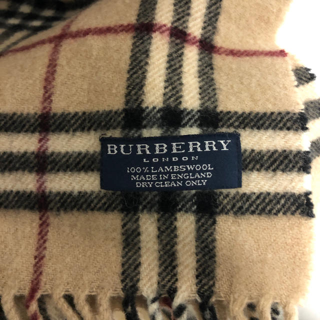 BURBERRY(バーバリー)の【さてぃ様専用】バーバリー マフラー ウール100% メンズのファッション小物(マフラー)の商品写真