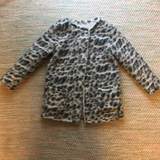 ザラキッズ(ZARA KIDS)のZara Girl's レオパード コート サイズ116(ジャケット/上着)