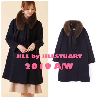 ジルバイジルスチュアート(JILL by JILLSTUART)の♡最安値♡新品タグ付き♡ロマンティックカルゼコート♡(ロングコート)