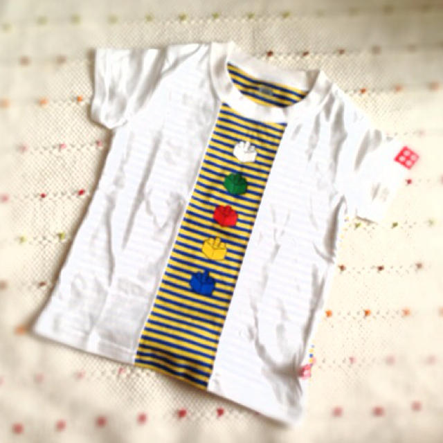 新品♡LEGOブロックTシャツ100 キッズ/ベビー/マタニティのキッズ服男の子用(90cm~)(その他)の商品写真