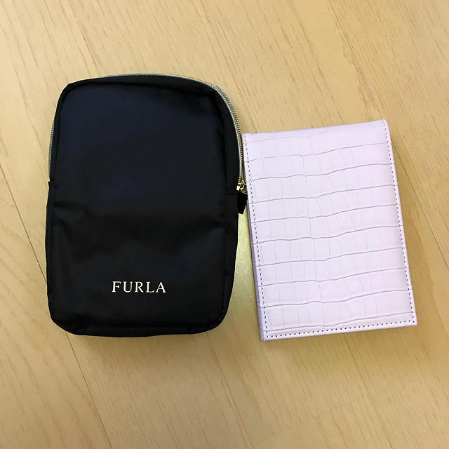 Furla(フルラ)のフルラミラー&ミラーケース　sweet10月号付録 レディースのファッション小物(ミラー)の商品写真