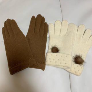 クロエ(Chloe)の新品未使用　Chloe手袋　& ミンクとパールの手袋セット(手袋)