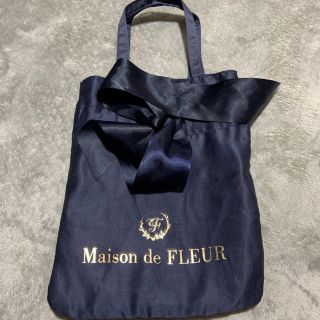 メゾンドフルール(Maison de FLEUR)のMaison de FLEUR 付録 美人百花 メゾンドフルール リボンバッグ(トートバッグ)