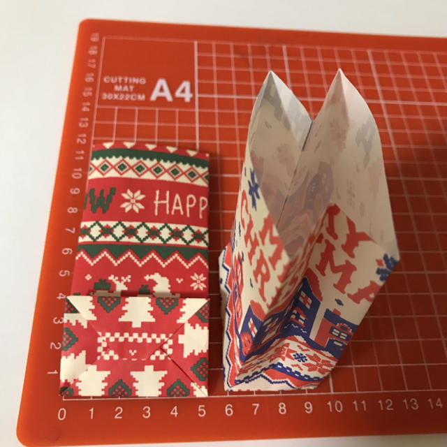 クリスマス　ミニ紙袋16枚 ハンドメイドの文具/ステーショナリー(カード/レター/ラッピング)の商品写真