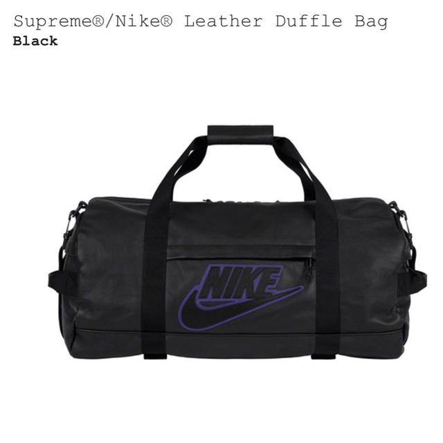 supreme nike Leather Duffle Bag