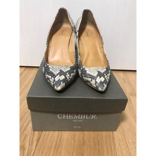 ペリーコ(PELLICO)のダリア様専用　チェンバー  CHEMBUR パイソン パンプス 36(ハイヒール/パンプス)