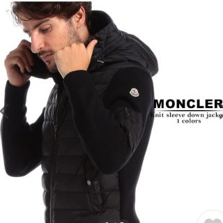 モンクレール(MONCLER)の正規保証 新品 最新作 モンクレール ハイブリッド ダウンニット(ダウンジャケット)