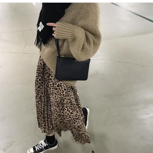 ZARA(ザラ)のZARA レオパード プリーツスカート レディースのスカート(ロングスカート)の商品写真