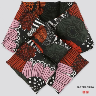 マリメッコ(marimekko)のマリメッコ ユニクロ パディットスカーフ オリーブ(マフラー/ショール)