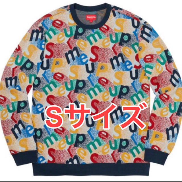 メンズSupreme Scatter Text Crewneck