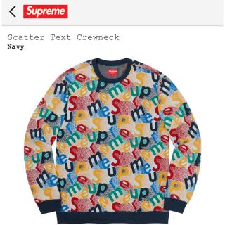 シュプリーム(Supreme)のSupreme Scatter Text Crewneck(スウェット)