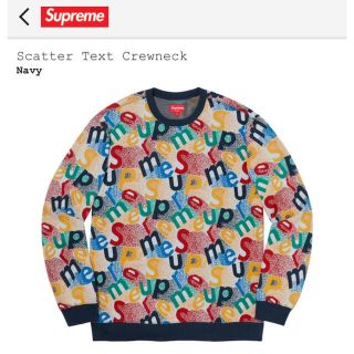 シュプリーム(Supreme)のSupreme Scatter Text Crewneck(スウェット)