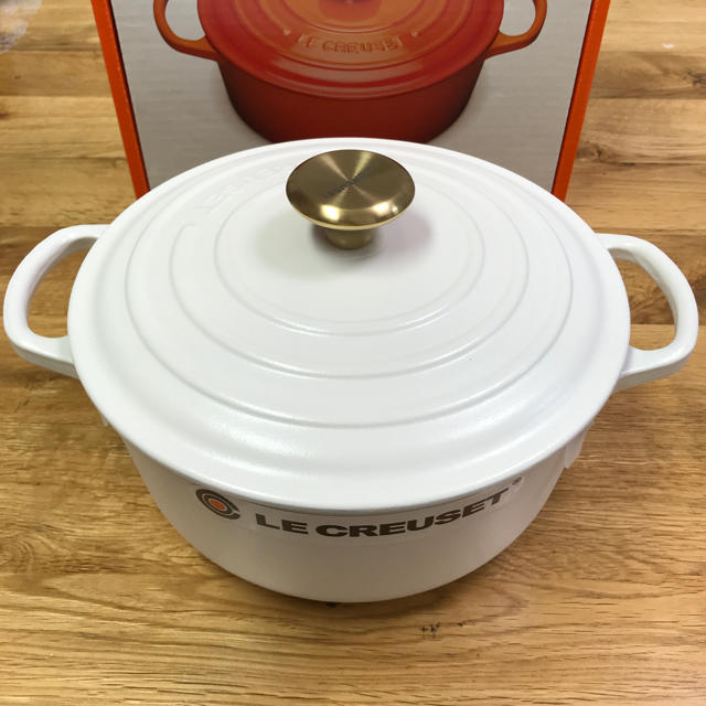 LE CREUSET - ル・クルーゼ ココットロンド コットン 20cm 新品の通販 by umichy's shop｜ルクルーゼならラクマ