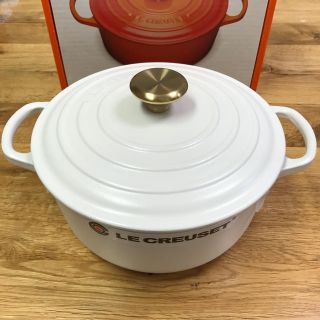 ルクルーゼ(LE CREUSET)のル・クルーゼ ココットロンド  コットン 20cm 新品(鍋/フライパン)