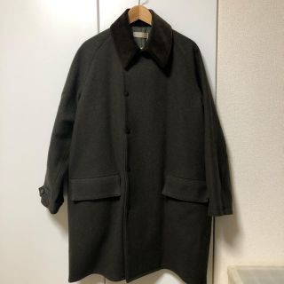 コモリ(COMOLI)の新品未使用 2018AW colina コリーナ 刺子フィッシングコート L(ステンカラーコート)