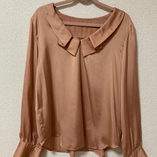 エヌナチュラルビューティーベーシック(N.Natural beauty basic)のサテンブラウス(シャツ/ブラウス(長袖/七分))