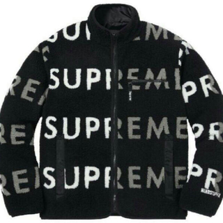 シュプリーム(Supreme)のReversible Logo Fleece Jacket black(ブルゾン)