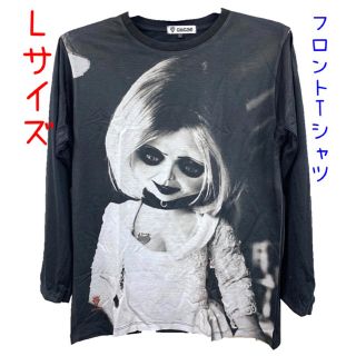 チャッキー ティファニー チャイルドプレイ 長袖 黒Tシャツ Lサイズ (Tシャツ(長袖/七分))