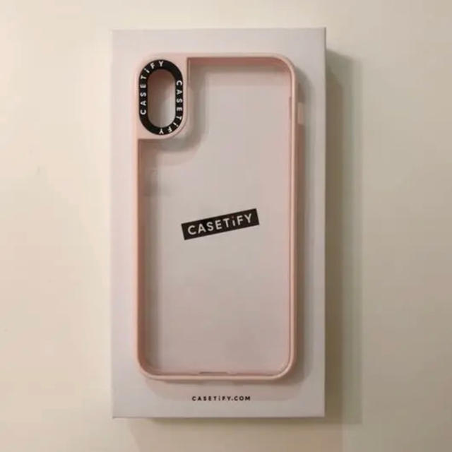 【新品】CASETiFY iPhone X ケース ピンク スマホ/家電/カメラのスマホアクセサリー(iPhoneケース)の商品写真