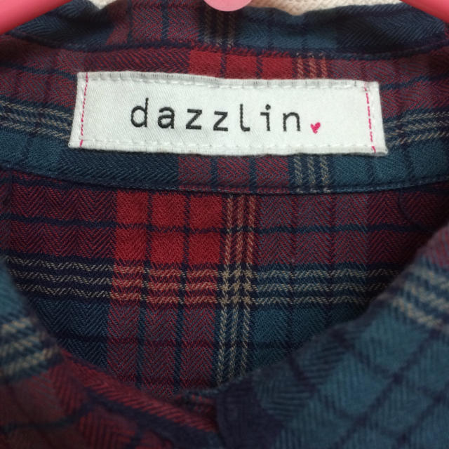 dazzlin(ダズリン)の肩フリルチェックシャツ☻ レディースのトップス(シャツ/ブラウス(半袖/袖なし))の商品写真