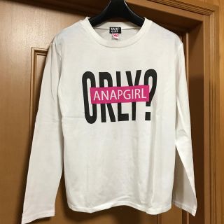 アナップ(ANAP)の美品‼︎アナップ　ANAP 白のロンT (Tシャツ/カットソー)