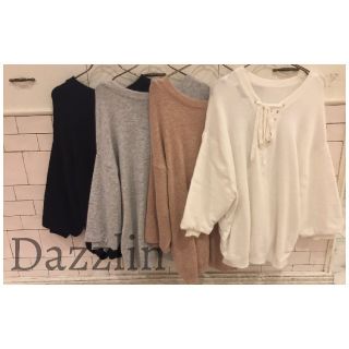 ダズリン(dazzlin)のDazzlin 新品未使用タグつき バックレースアップニット(ニット/セーター)