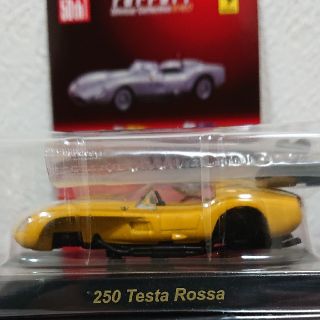 フェラーリ(Ferrari)の京商1/64  フェラーリ8  250 テスタロッサ  黄色(ミニカー)