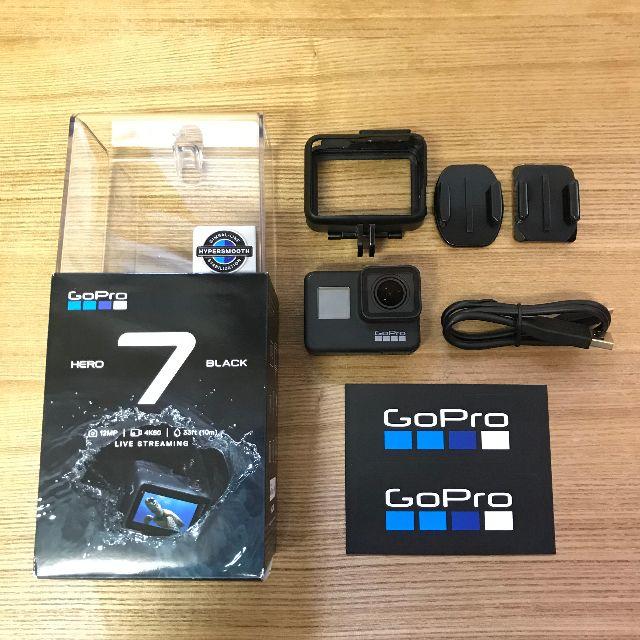 GoPro(ゴープロ)のGoPro HERO7 BLACK (純正バッテリーチャージャー付属) スマホ/家電/カメラのカメラ(ビデオカメラ)の商品写真