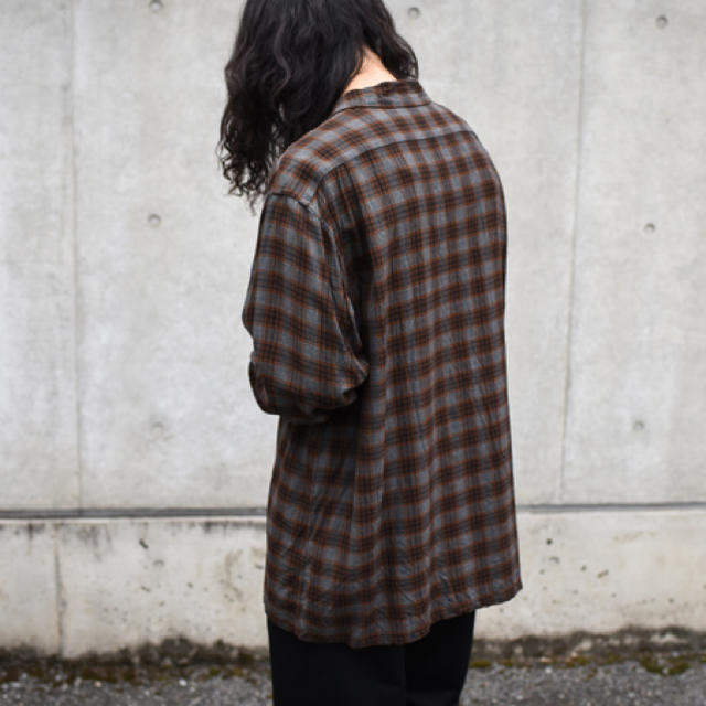 COMOLI コモリ レーヨンオープンカラーシャツ サイズ1 2019ss 【あす楽