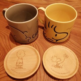 スヌーピー(SNOOPY)のスヌーピーキャラクターマグカップ(グラス/カップ)