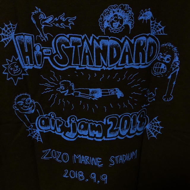 HIGH!STANDARD(ハイスタンダード)の新品同様❗️Hi-STANDARD ハイスタ AIR JAM 2018 Tシャツ エンタメ/ホビーのタレントグッズ(ミュージシャン)の商品写真