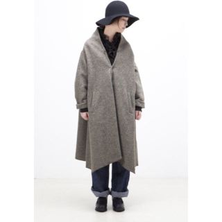 ネストローブ(nest Robe)の美品☆です！！ネストローブ  ウールネップローブコート(ロングコート)