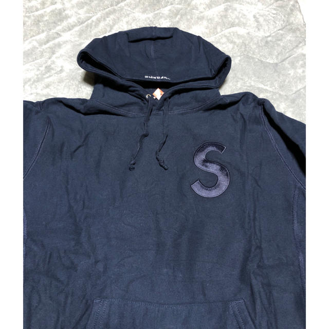 Supreme S Logo pullover Mサイズ ネイビー 新品未使用パーカー