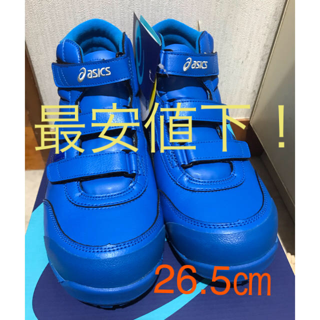 asics - 最終値下!! アシックス 安全靴 オールブルー 青 限定 asics - 最終値下!! アシックス 安全靴 オールブルー 青 限定