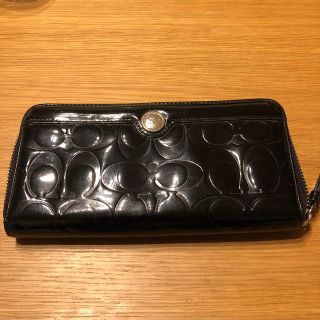 コーチ(COACH)の★大幅再値下げ★COACHコーチのエナメルの長財布(長財布)