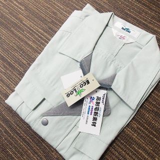 【ALBA】 美品 タグ付き ECO-LOG 高制電新素材 作業服 サイズL(ブルゾン)